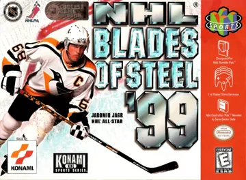 NHL Blades of Steel '99 (USA) box cover front